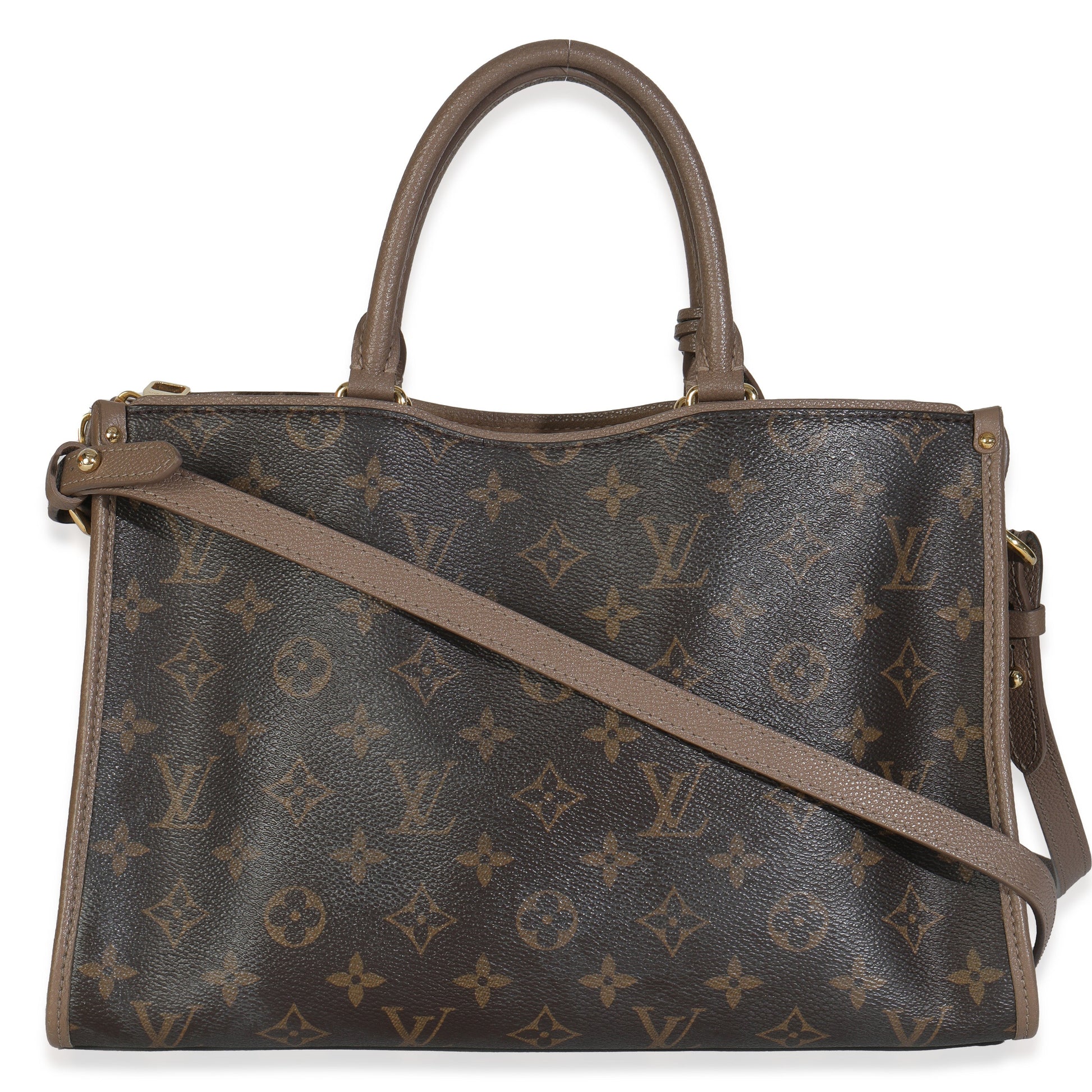 Luxury Women's Handbag | Louis Vuitton Taupe Glace Monogram Canvas Popincourt NM