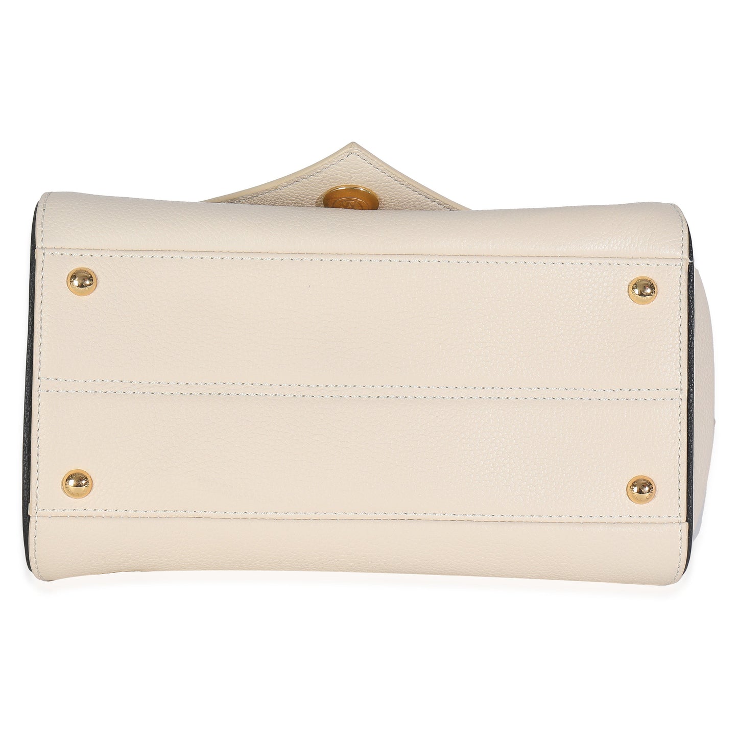 Luxury Women's Tote Bag | Louis Vuitton Cream Grained Calfskin Monogram Canvas Double V Tote