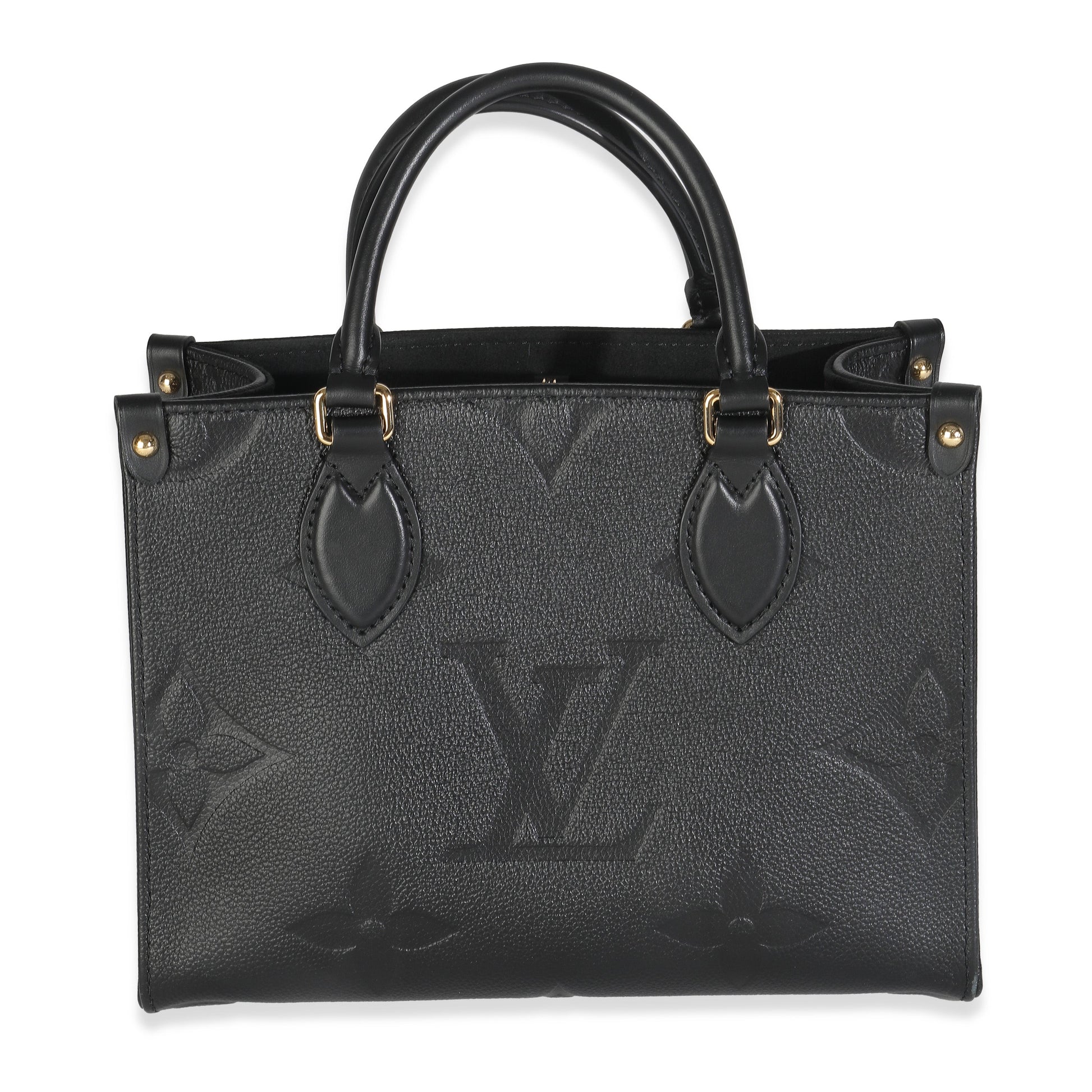 Louis Vuitton Black Giant Monogram Empreinte Onthego PM
