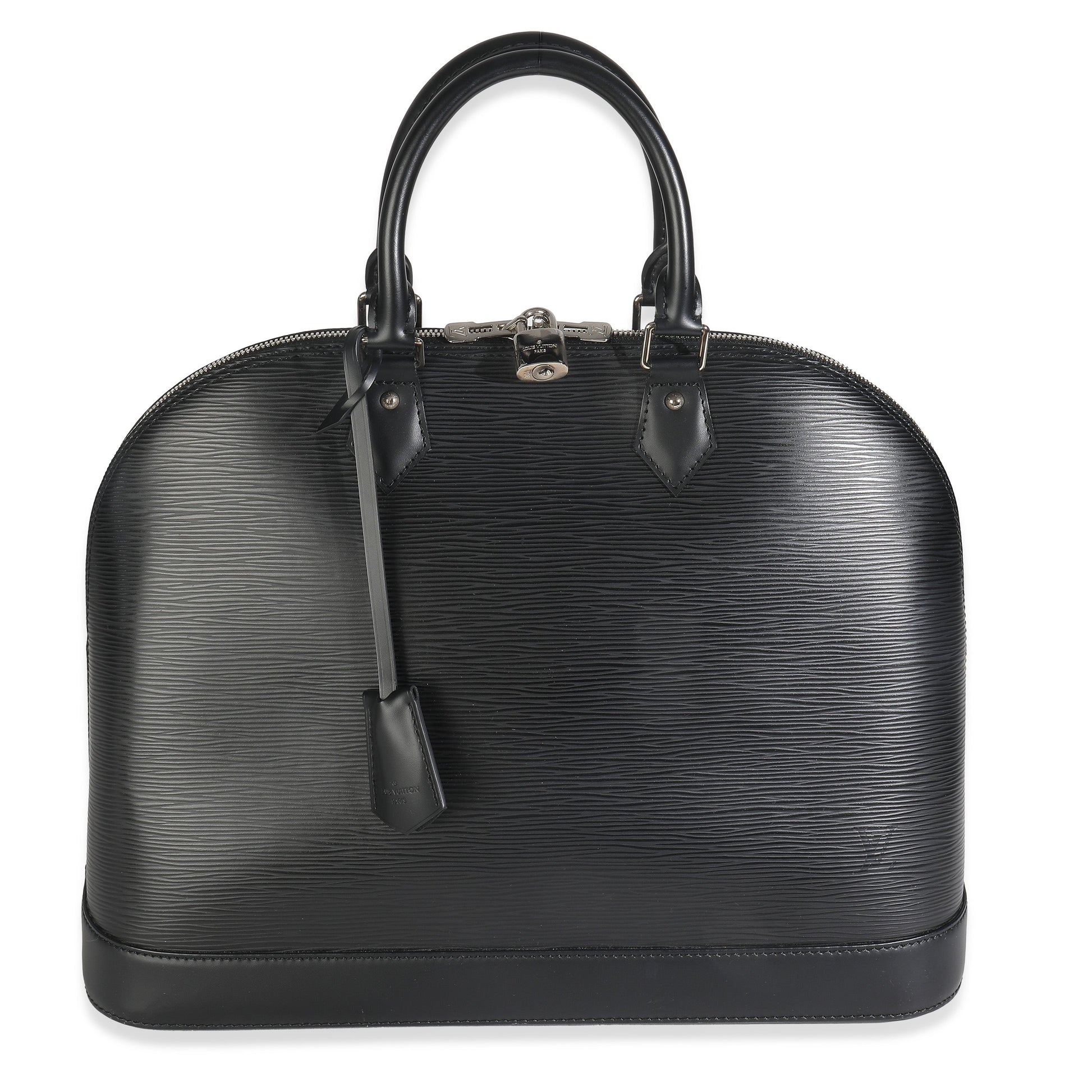 Louis Vuitton Black Epi Alma GM