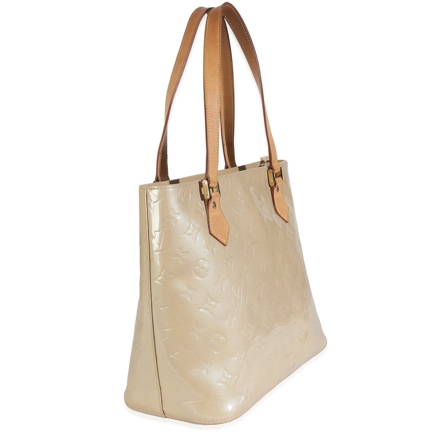 Luxury Women's Handbag | Louis Vuitton Beige Monogram Vernis Houston