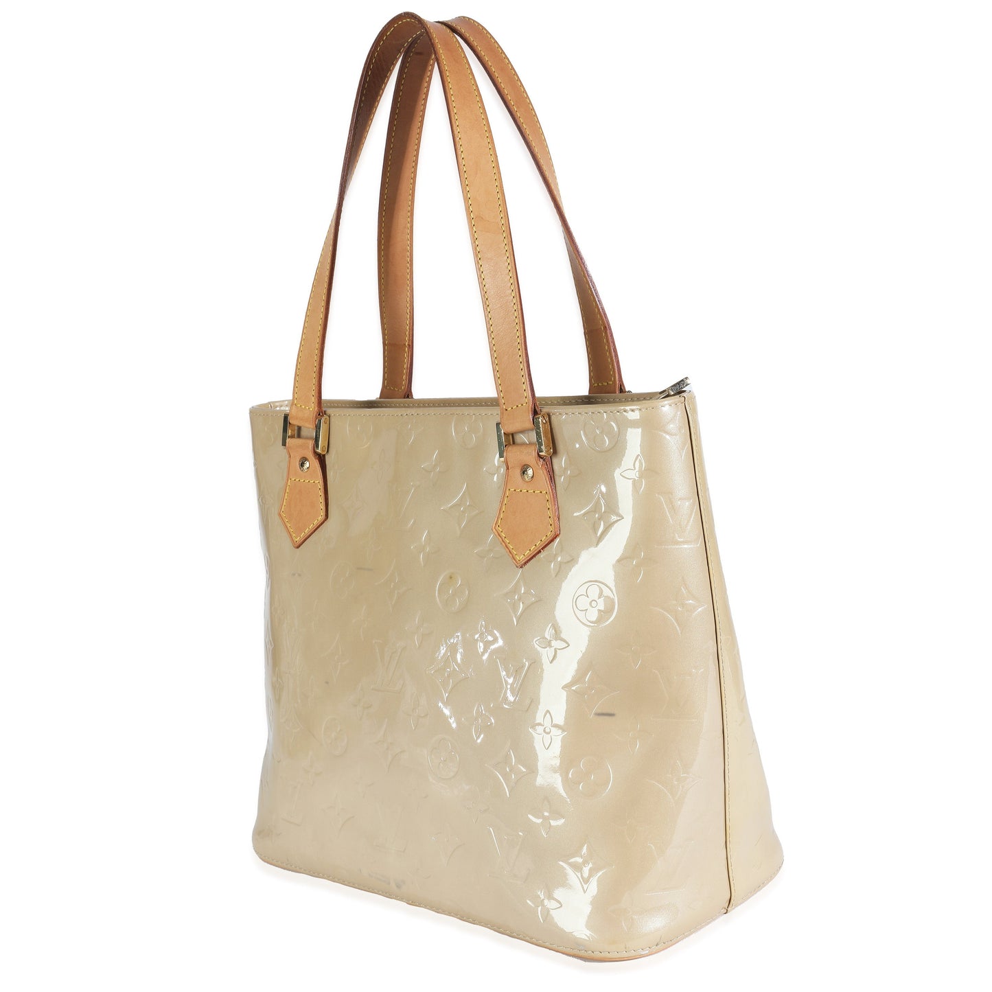 Luxury Women's Handbag | Louis Vuitton Beige Monogram Vernis Houston