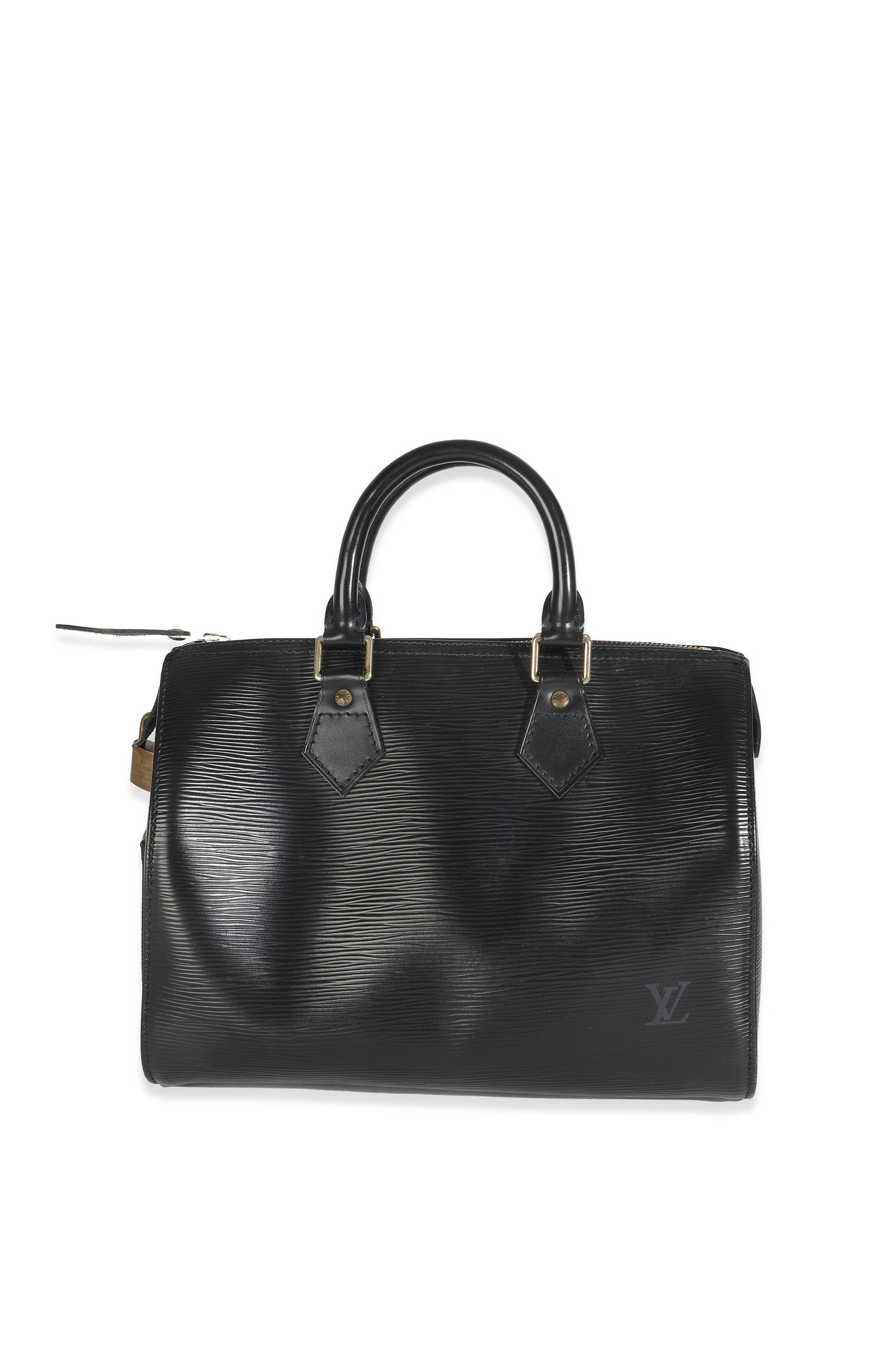 Louis Vuitton Black Epi Speedy 25