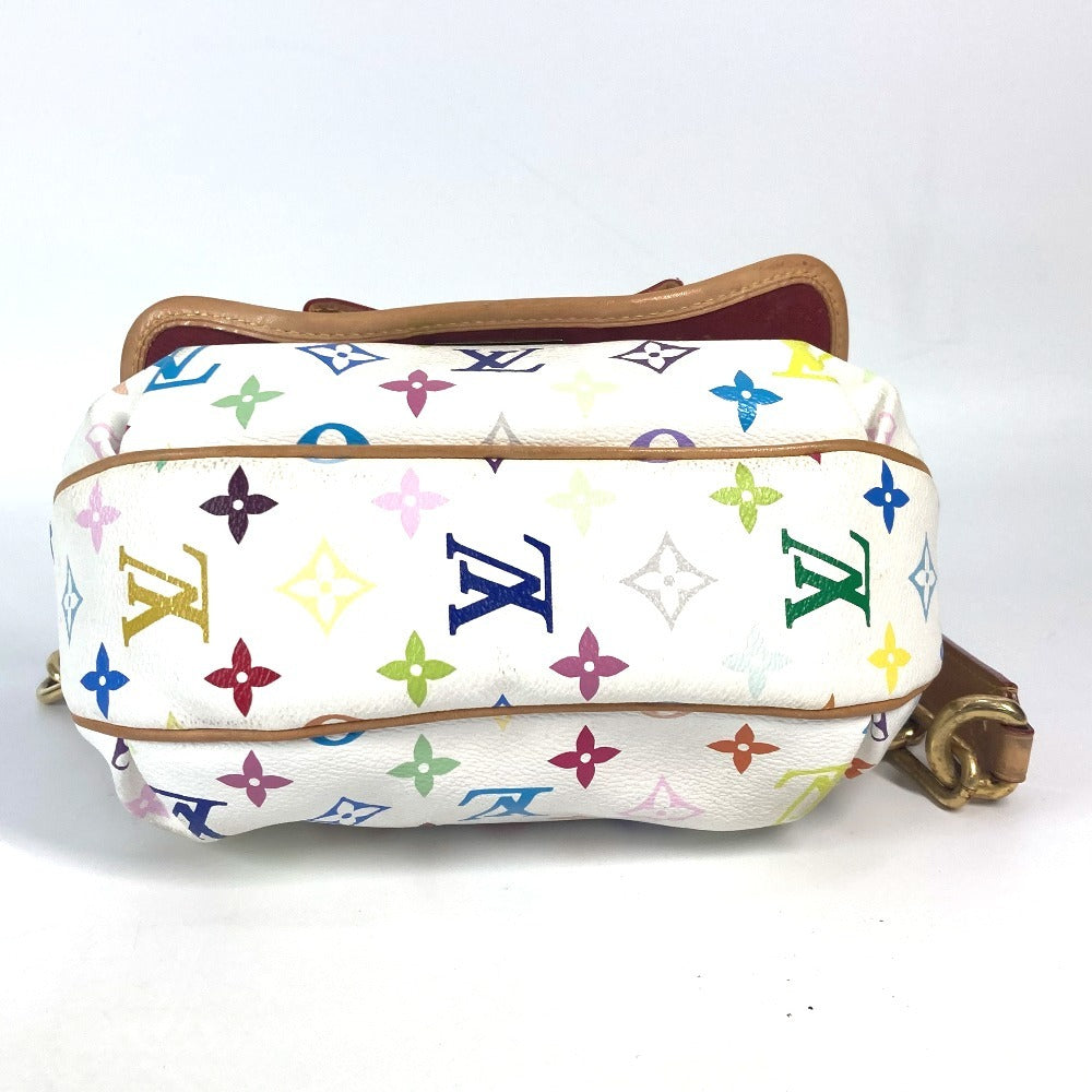 LOUIS VUITTON Shoulder Bag Monogram multicolor canvas white Monogram multicolor Patty Ribbon Ribbon Women