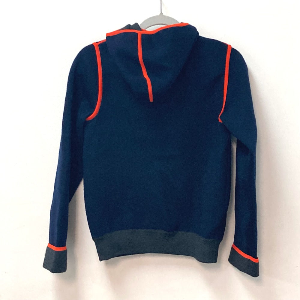 LOUIS VUITTON setup Wool, Potiamide Navy x orange logo tops hoodies sweatshirts Point Monogram Bicolor XS