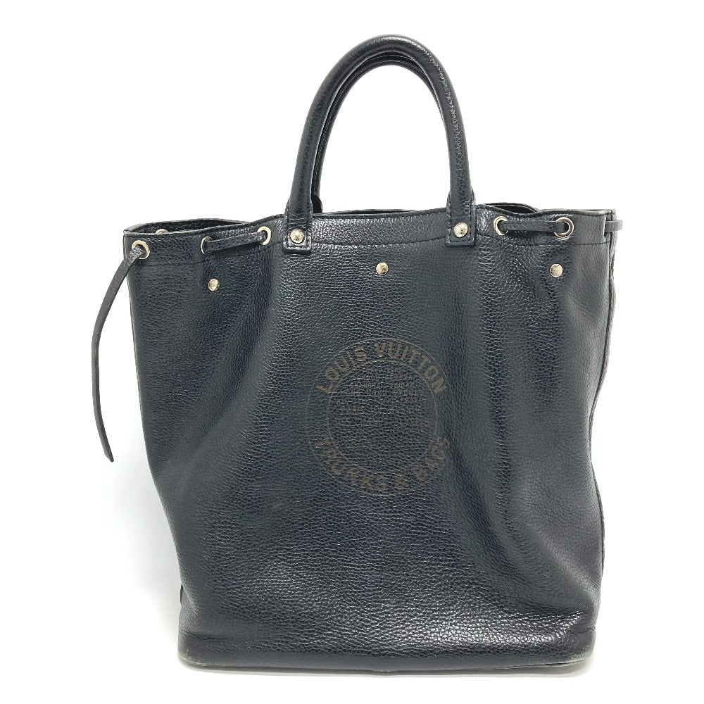 LOUIS VUITTON Tote Bag leather black Tobago T & B