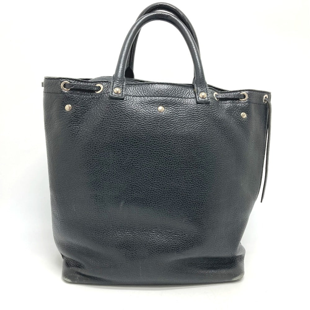 LOUIS VUITTON Tote Bag leather black Tobago T & B