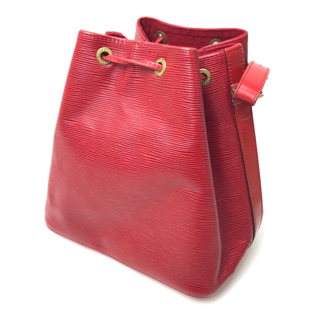 LOUIS VUITTON Shoulder Bag Epi Leather Red Epi Petit Noe Women
