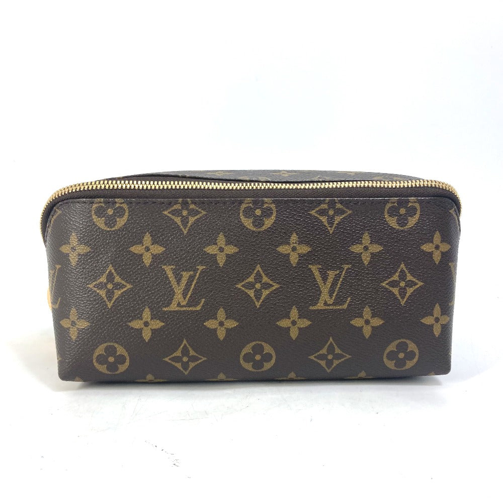 LOUIS VUITTON Pouch Monogram canvas Brown 6-piece set Monogram shoe maintenance set