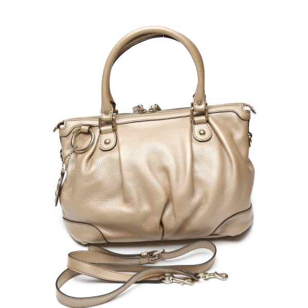GUCCI Handbag 247902 leather Smokey pink bag WG Leather ShoulderWith Strap Crossbody Women
