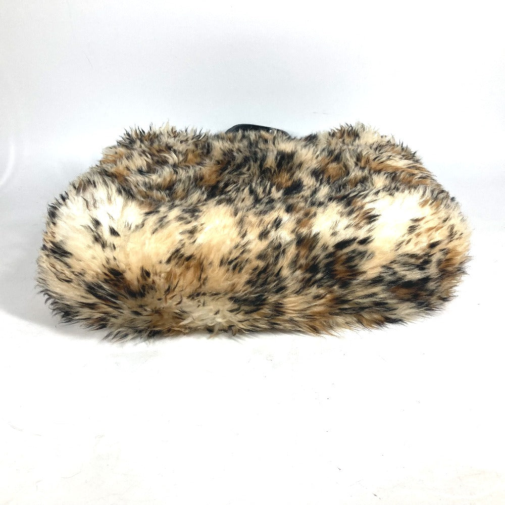 LOUIS VUITTON Handbag Mouton, Leather beige animal collection Sac Plat Mouton Women