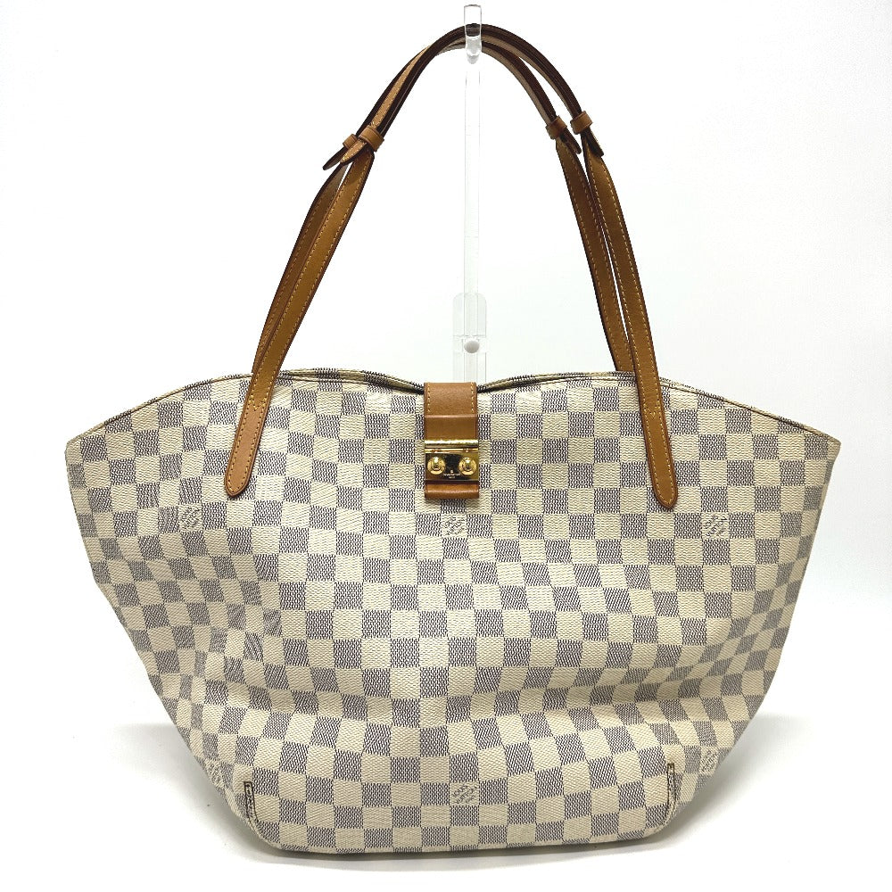 LOUIS VUITTON Shoulder Bag Damier Azur Canvas white Damier Azur Salina PM Women