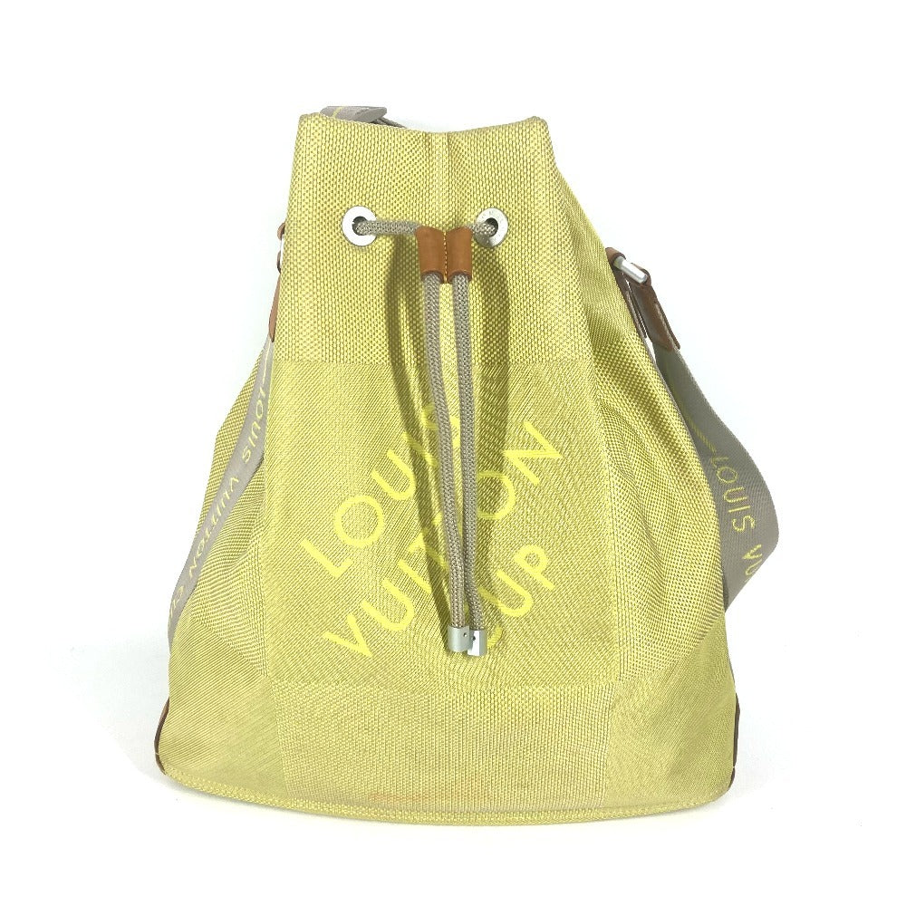 LOUIS VUITTON Shoulder Bag Damier Jean Canvas yellow LV Cup Damier Geant volunteer
