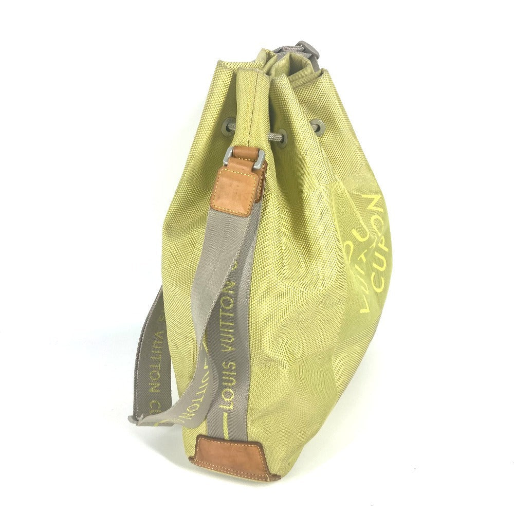 Elegant Women's Shoulder Bag | LOUIS VUITTON Shoulder Bag Damier Jean Canvas yellow LV Cup Damier Geant volunteer