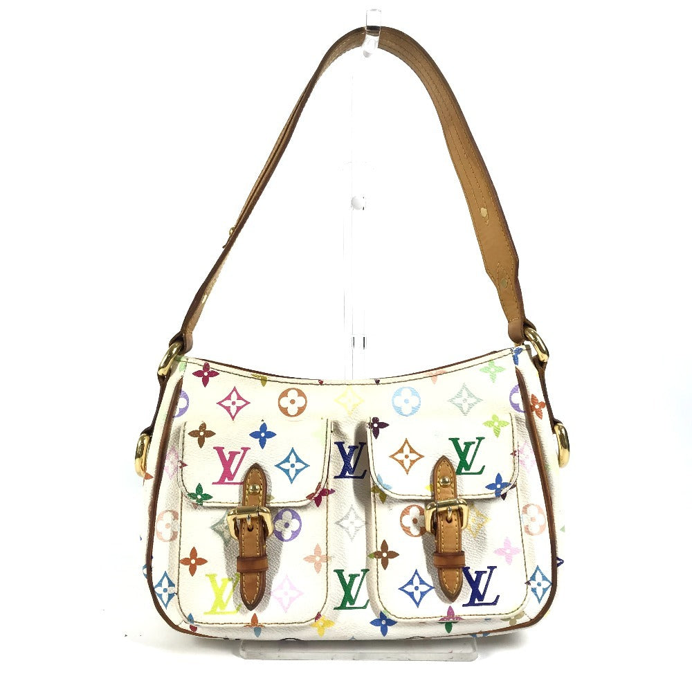 LOUIS VUITTON Shoulder Bag Monogram multicolor canvas white Monogram multicolor Lodge PM Women