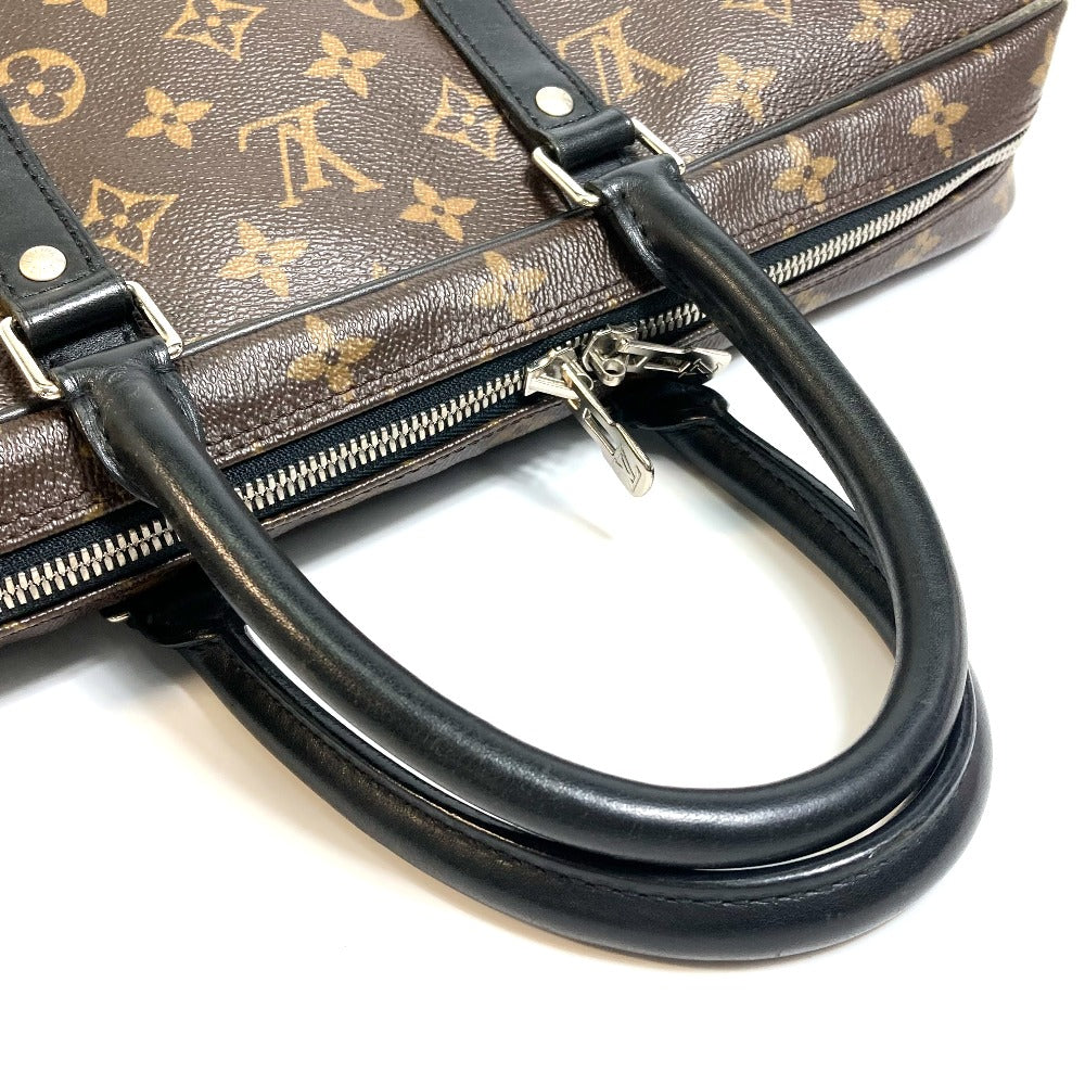 LOUIS VUITTON Briefcase Monogram canvas Brown Monogram Macasa Port Documan Voyajaj mens