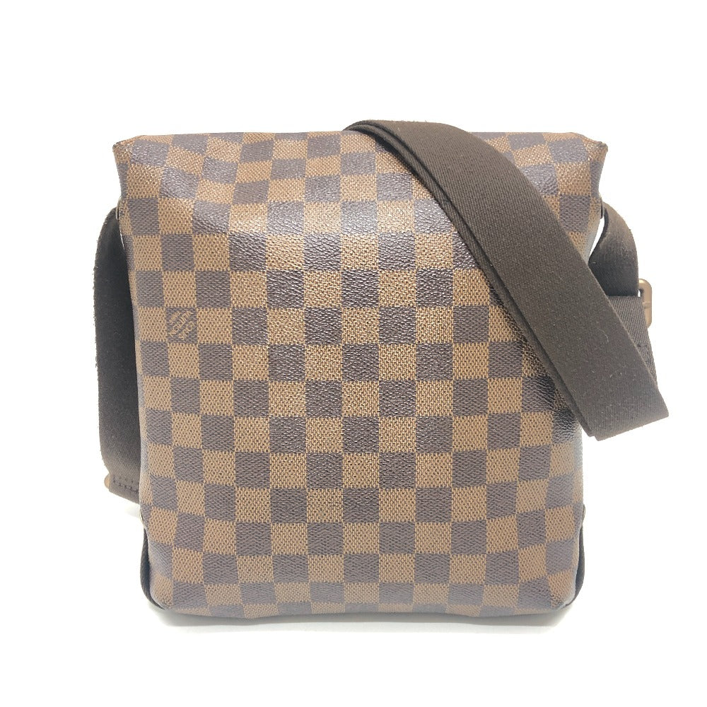 LOUIS VUITTON Shoulder Bag Damier canvas Brown Brooklyn PM