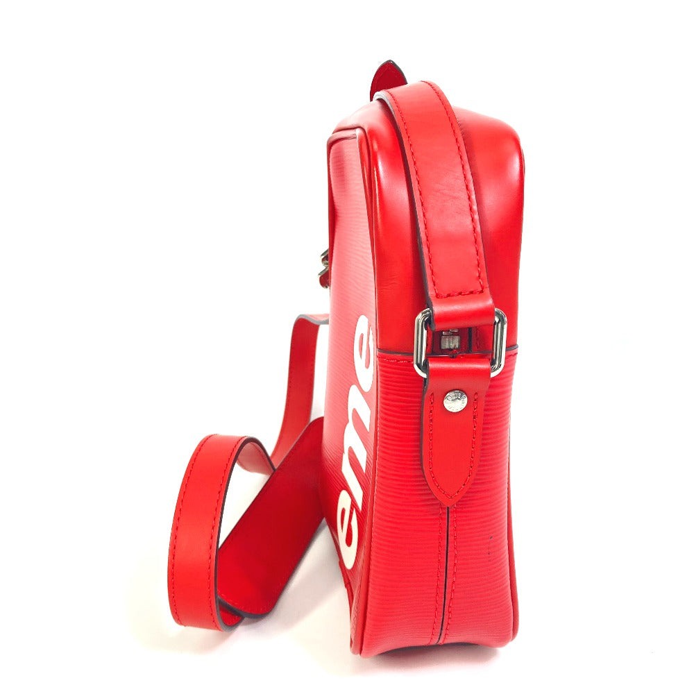 LOUIS VUITTON Shoulder Bag Epi-electric leather Red Epi DanubePM Shoulder Bag