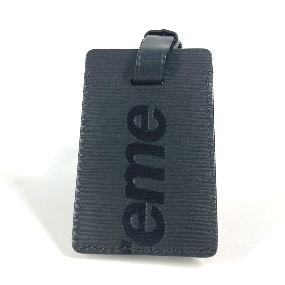 Luxury Women's Handbag | LOUIS VUITTON Name tag Epi Leather black Epi Supreme collaboration unisex(Unisex)