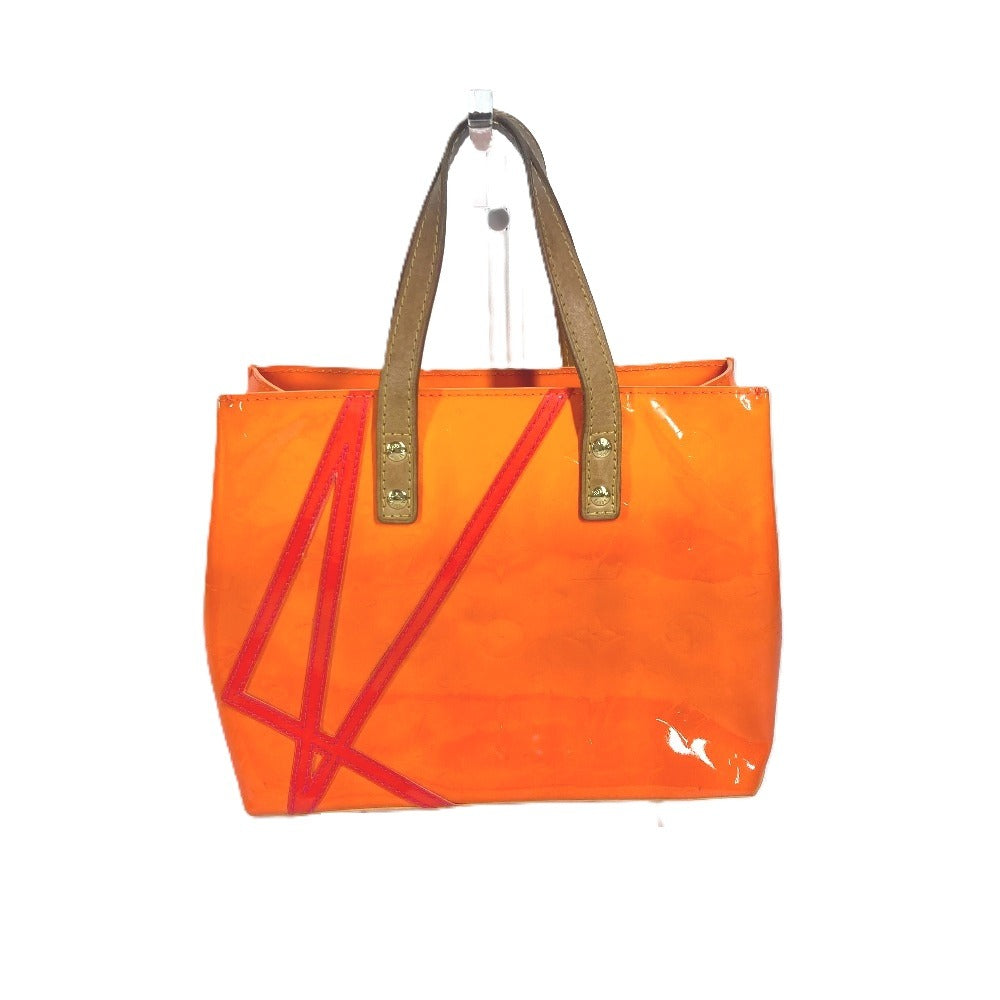 LOUIS VUITTON Tote Bag Monogram Vernis Orange Monogram Vernis Fluo Lead PM