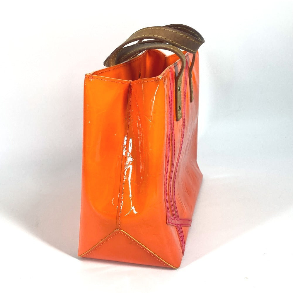LOUIS VUITTON Tote Bag Monogram Vernis Orange Monogram Vernis Fluo Lead PM