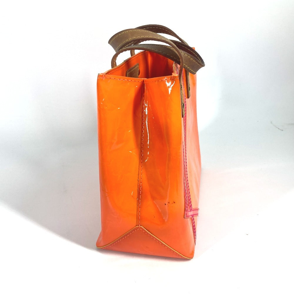 LOUIS VUITTON Tote Bag Monogram Vernis Orange Monogram Vernis Fluo Lead PM