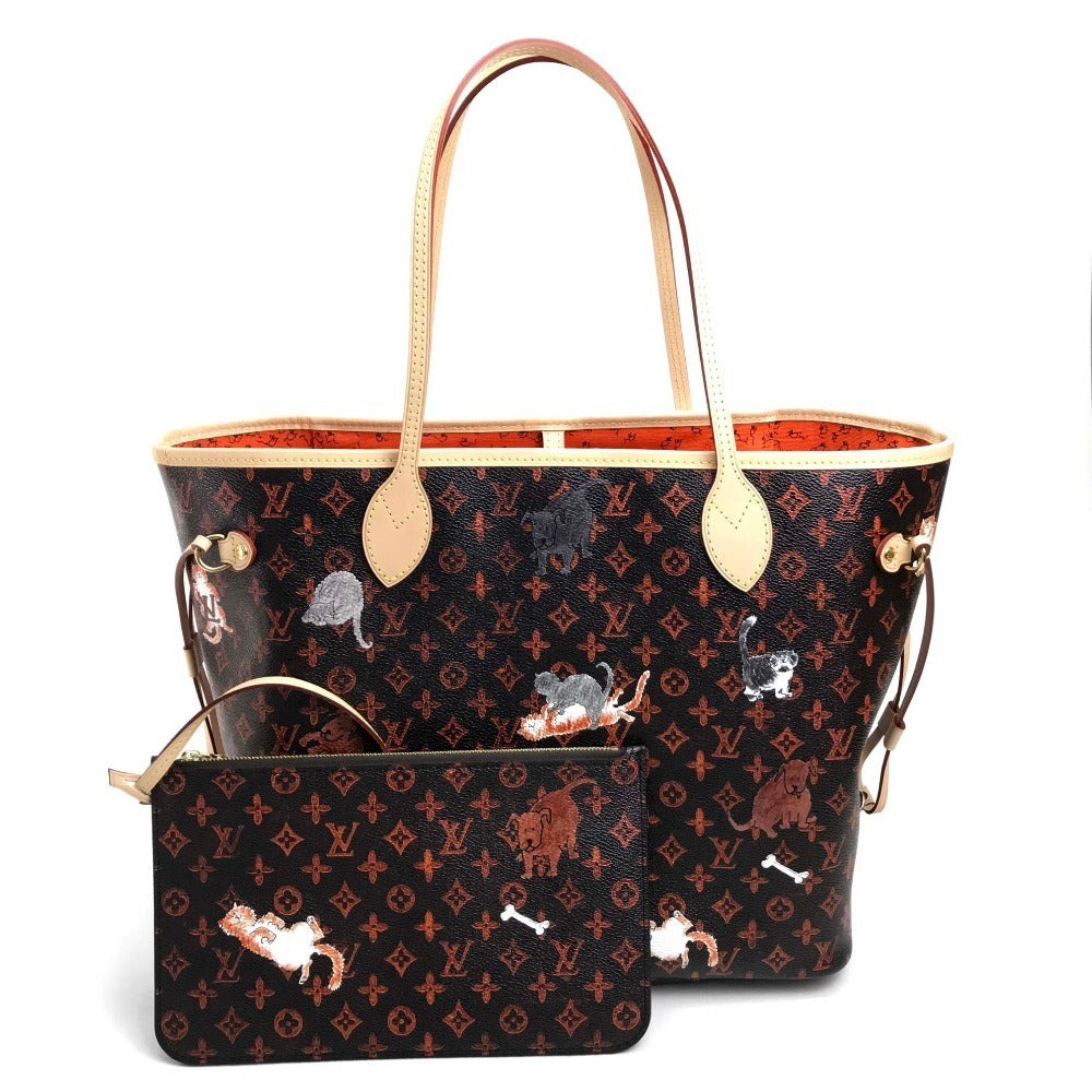 LOUIS VUITTON Tote Bag Monogram canvas Brown Monogram Neverfull MM