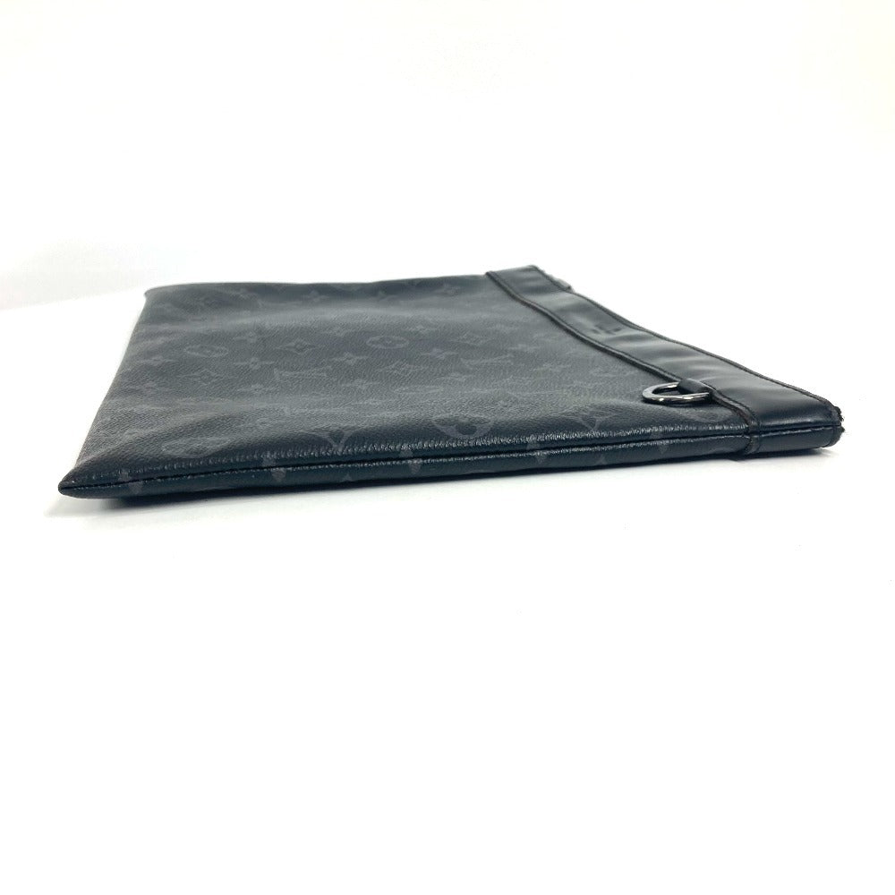 LOUIS VUITTON Clutch bag Monogram Eclipse Canvas black Monogram Eclipse Pochette Discovery unisex(Unisex)