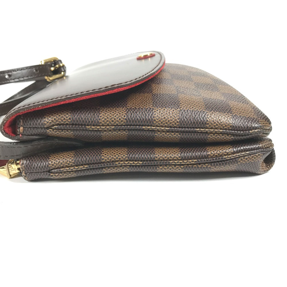 LOUIS VUITTON Shoulder Bag Damier canvas Brown Damier Twice Women