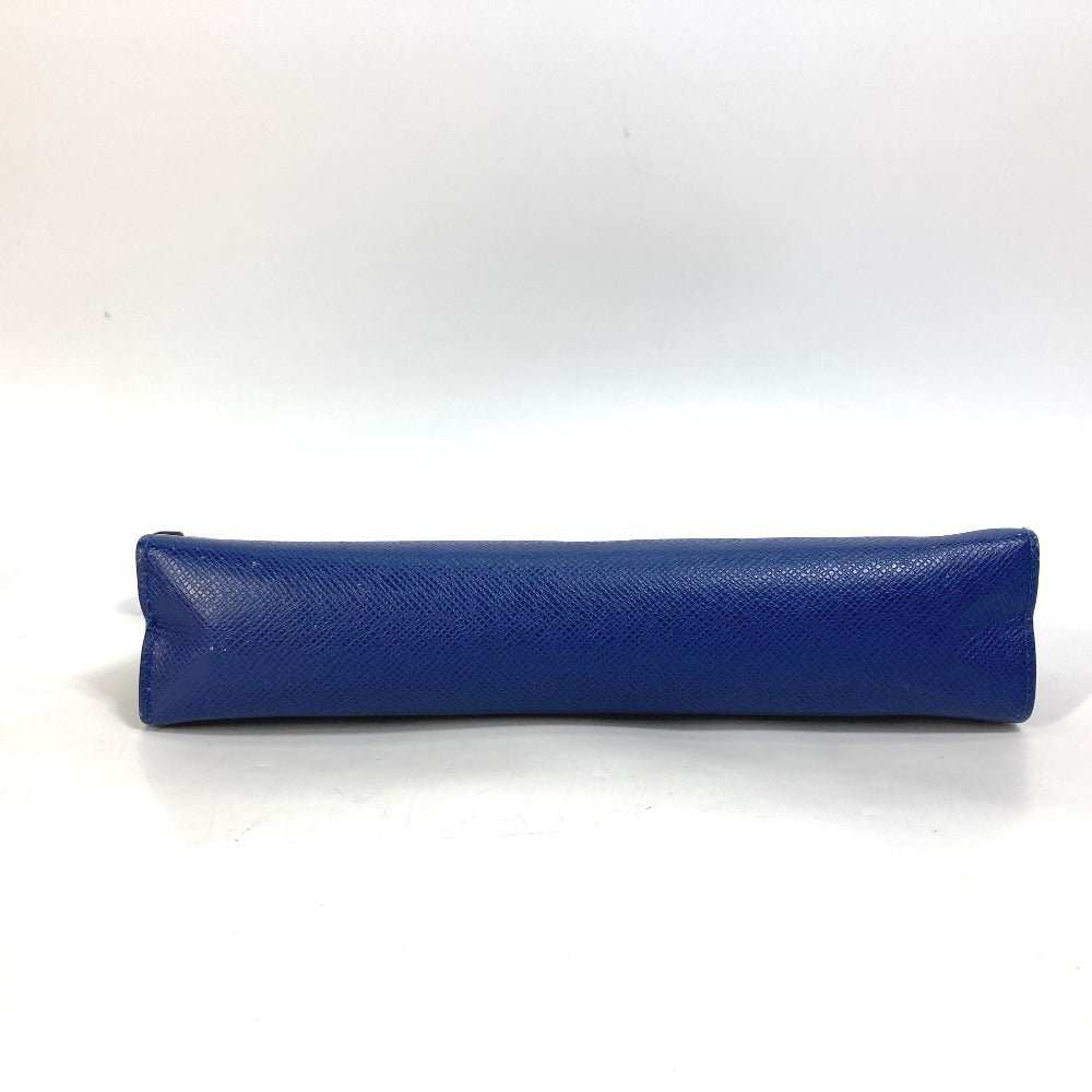 LOUIS VUITTON business bag M30575 Taiga Leather blue Taiga Pochette Voyage MM mens