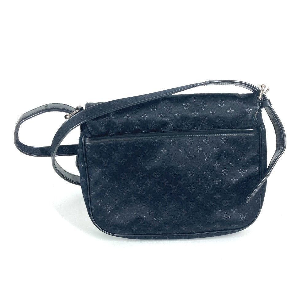 LOUIS VUITTON Shoulder Bag MonogramSatinCanvas black Monogram satin Conte du Fe Mtte Women