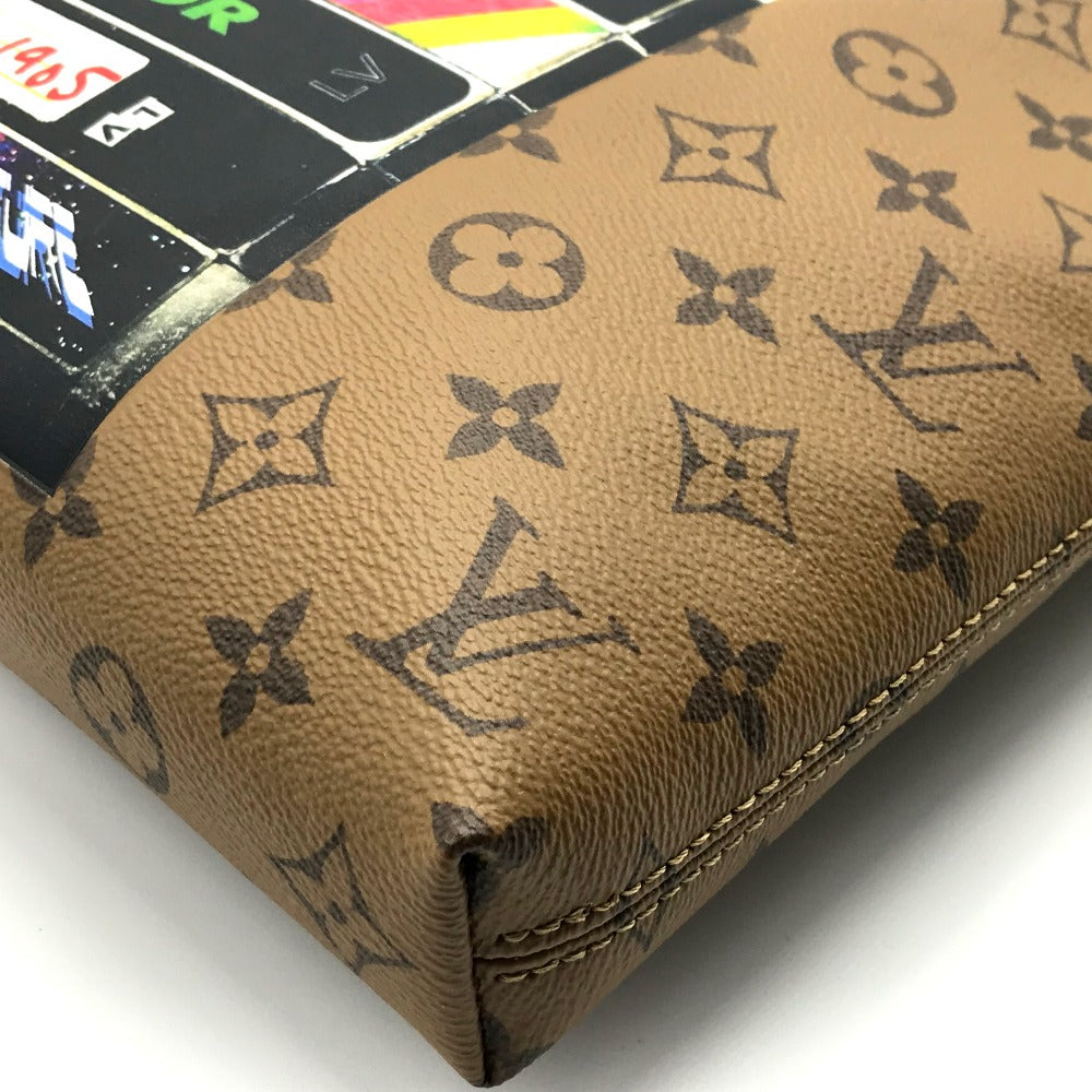 LOUIS VUITTON Tote Bag Monogram reverse canvas Brown type Monogram Reverse Video Print Carry it