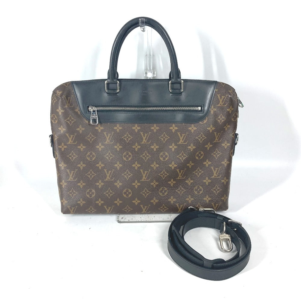 LOUIS VUITTON Business bag Monogram macacer canvas Brown Monogram macacer Porto Documan Jule PDJ