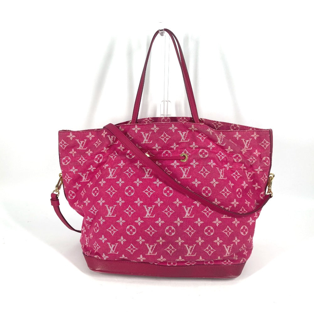 LOUIS VUITTON Shoulder Bag Monogram denim pink Monogram denim Noeful MM Women