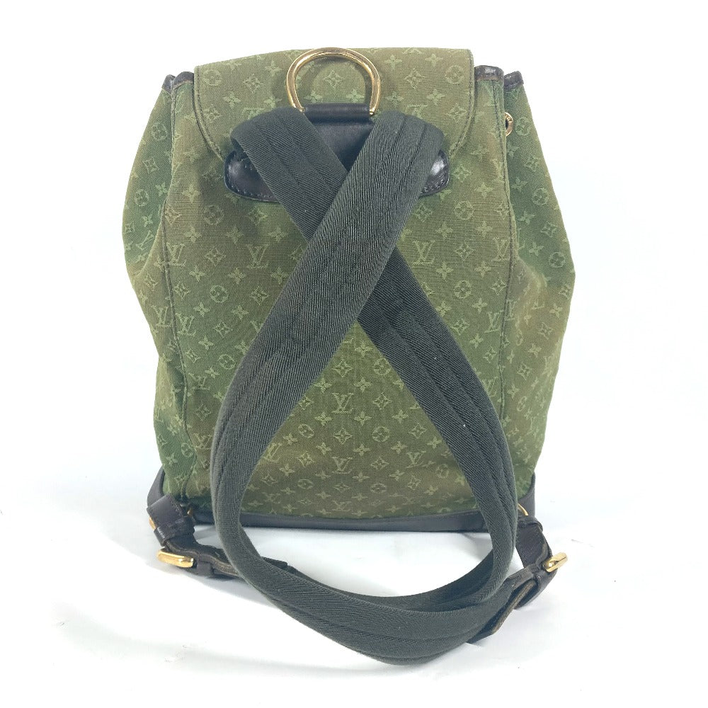 LOUIS VUITTON Backpack Monogram mini canvas khaki Monogram mini Montsouris GM