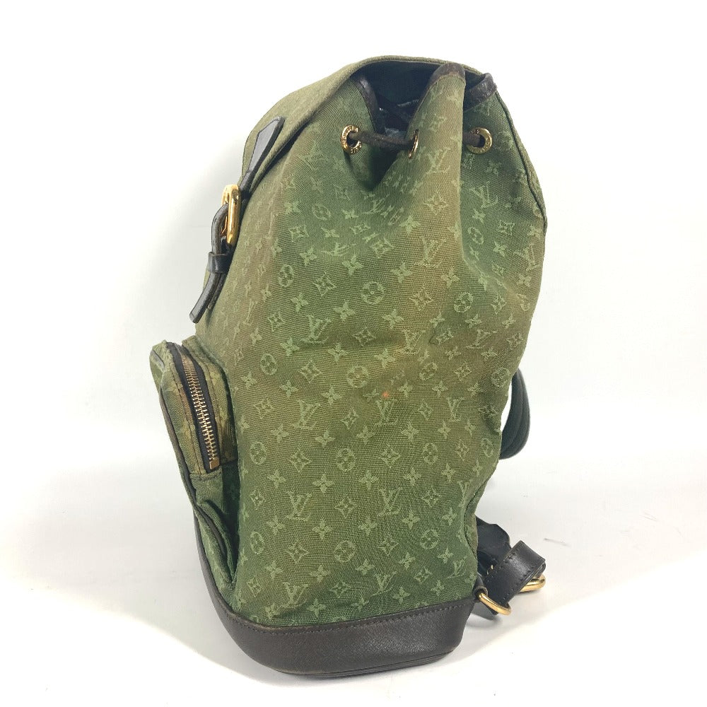 LOUIS VUITTON Backpack Monogram mini canvas khaki Monogram mini Montsouris GM