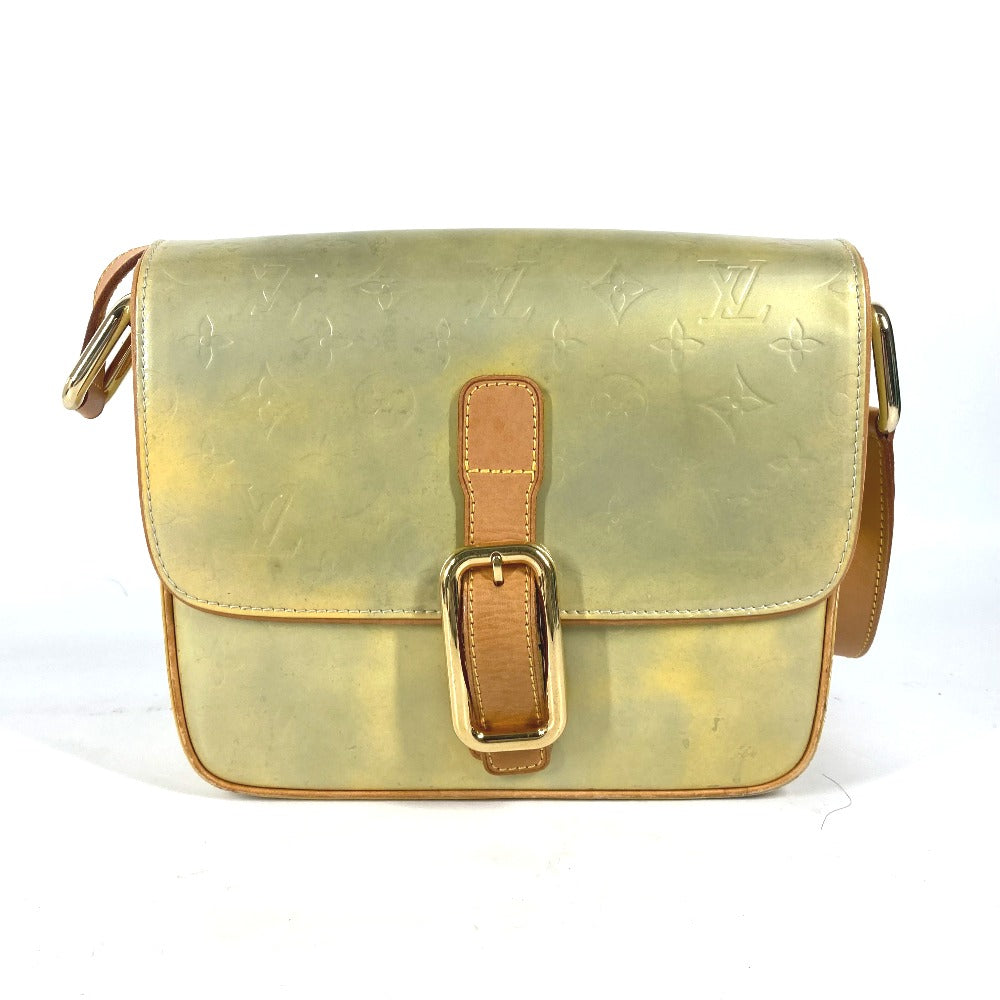 LOUIS VUITTON Shoulder Bag Monogram Vernis gray Monogram Vernis Christie GM