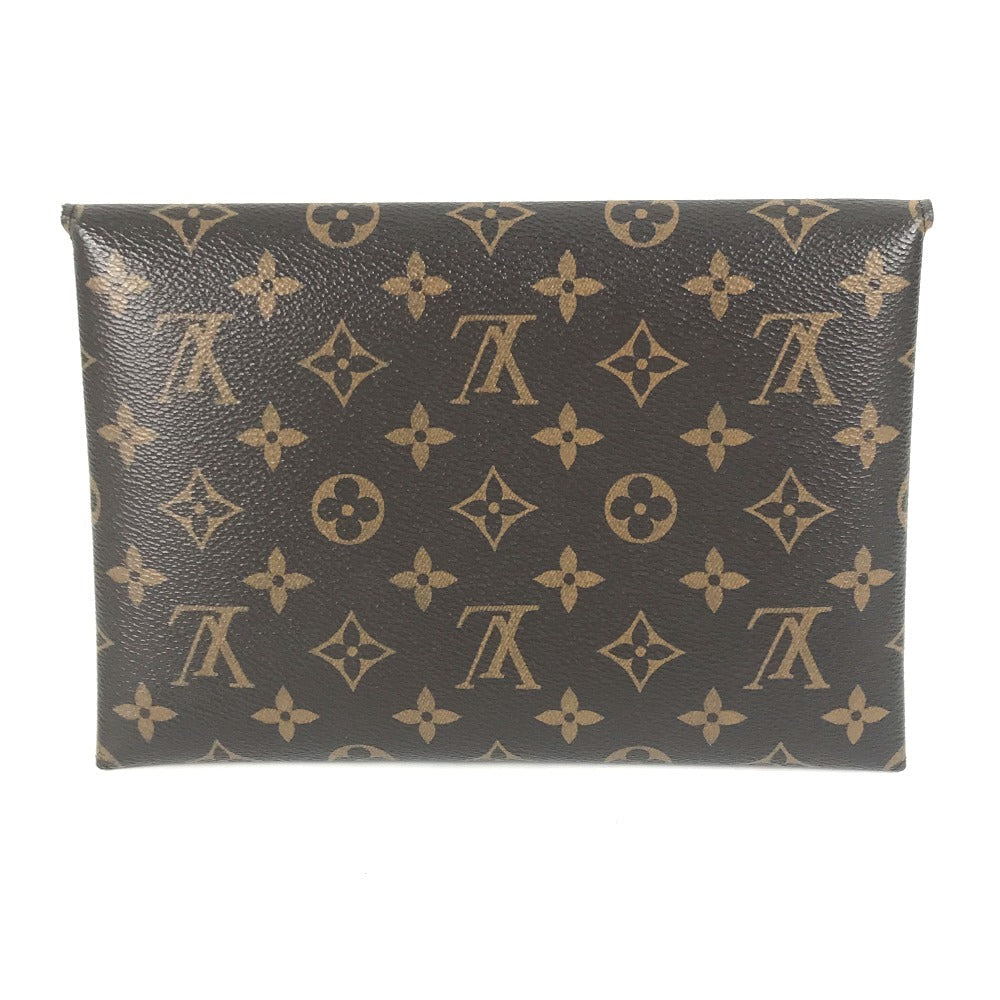 LOUIS VUITTON Clutch bag Monogram canvas Brown Monogram Pochette Kirigami Women