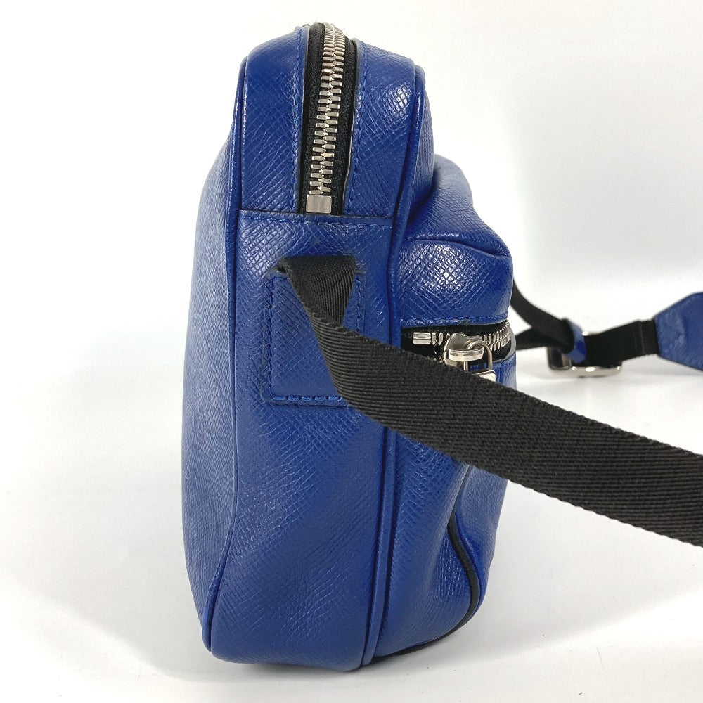 LOUIS VUITTON Shoulder Bag Taiga Leather blue Taiga Outdoor messenger PM unisex(Unisex)