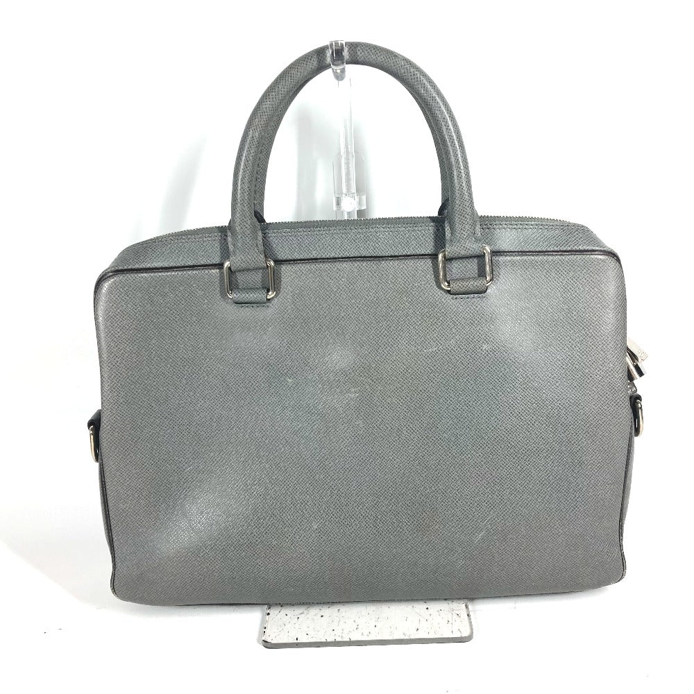 Luxury Women's Handbag | LOUIS VUITTON Business bag Taiga Leather gray Taiga Taiga Porto Document Business PDB mens