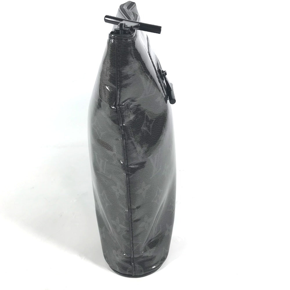 LOUIS VUITTON Clutch bag Plastics, Leather black Monogram Eclipse Glaze, Japan, Tokyo, Shinjuku Isetan Exclusive Pochette Cosmos mens