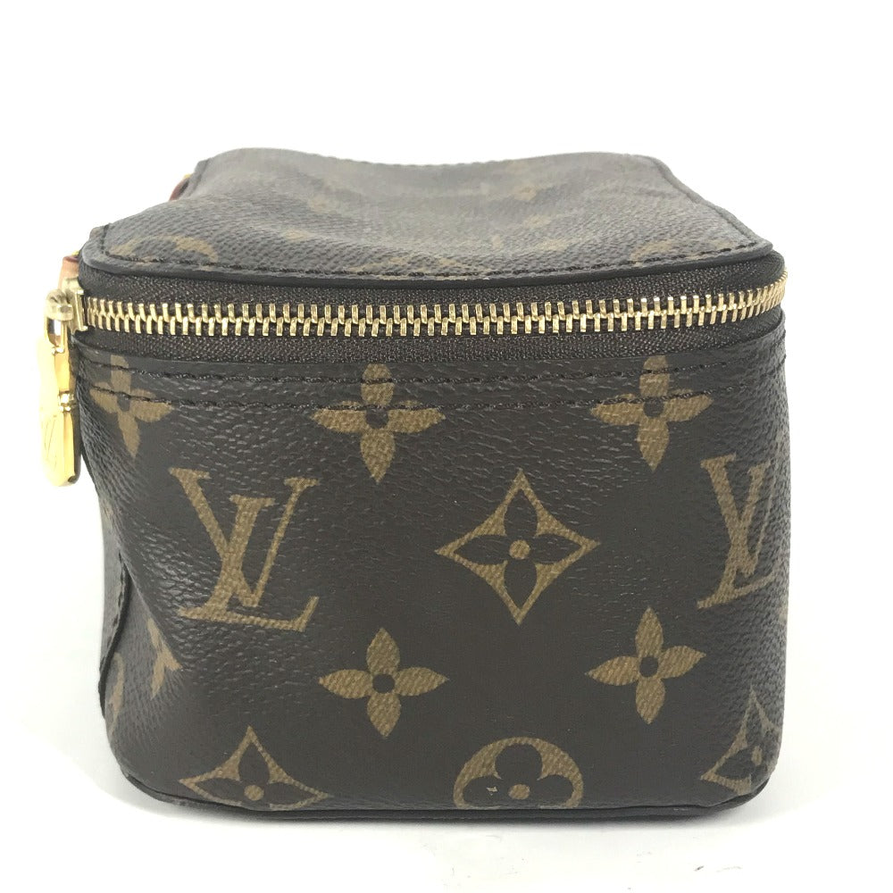 LOUIS VUITTON Pouch Monogram canvas Brown Monogram Cube de Langemont PM Women