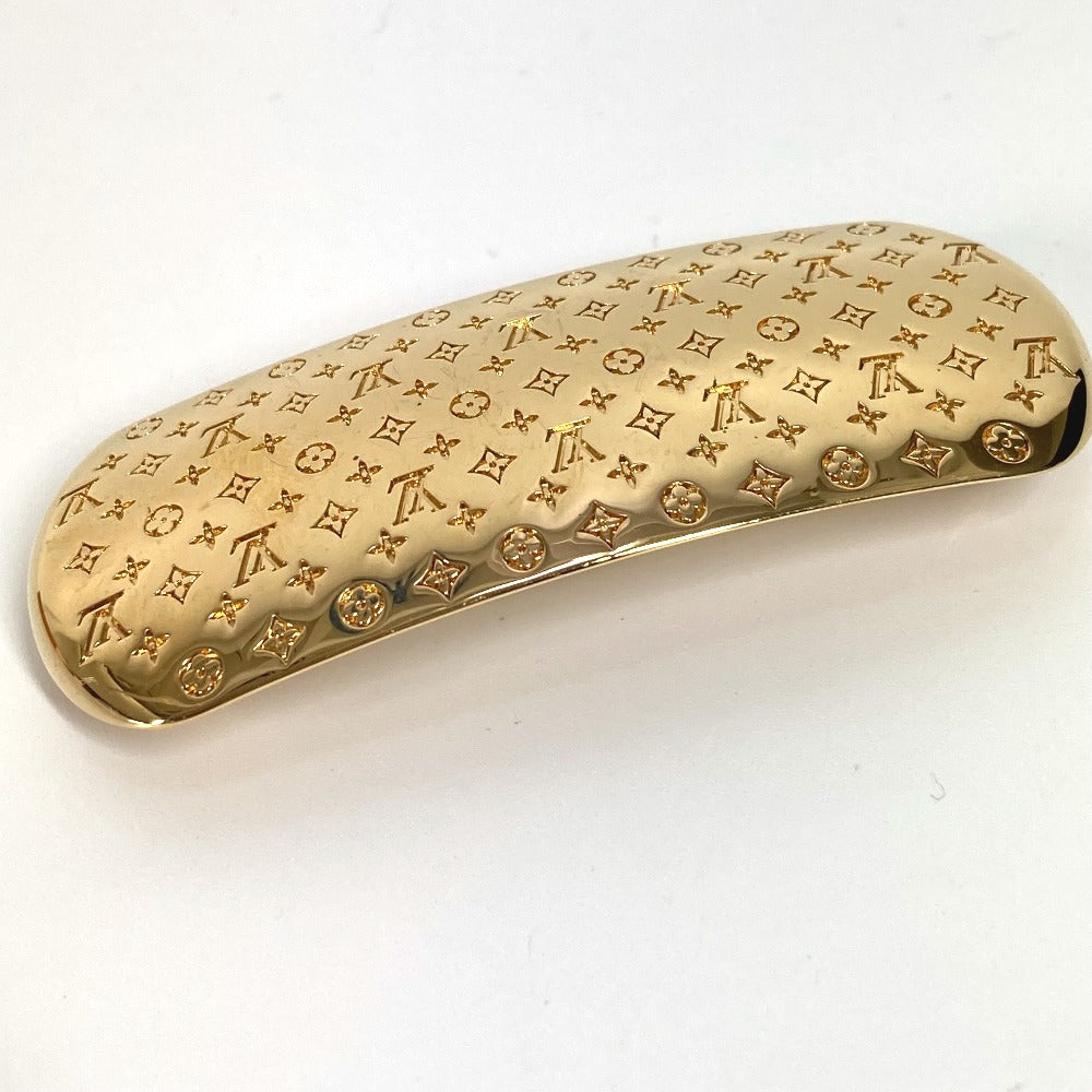 LOUIS VUITTON Valletta metal gold Monogram Baretta Nanogram Women