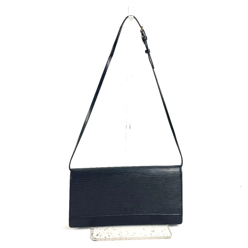 LOUIS VUITTON Shoulder Bag Epi Leather black Epi Honfleur Women