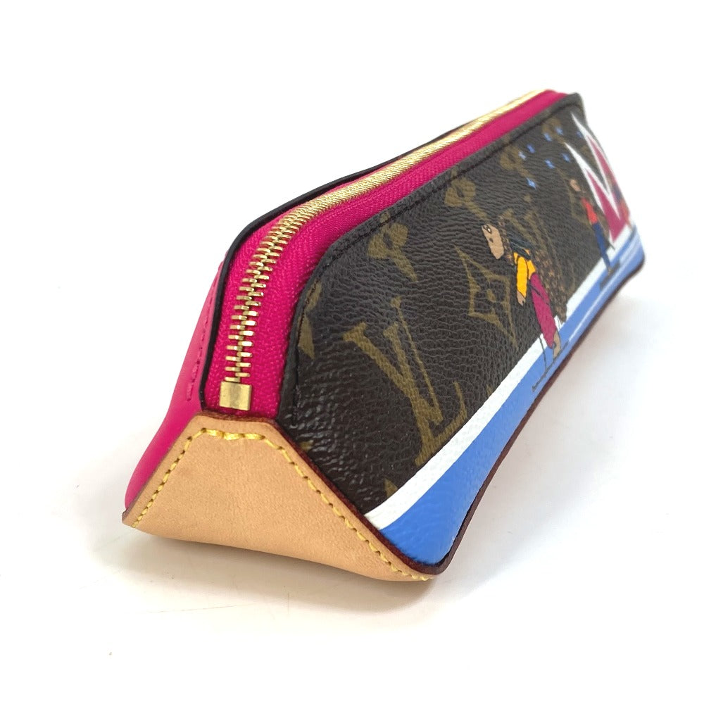 LOUIS VUITTON pencil case Monogram canvas Brown Monogram Truth Elizabeth Women
