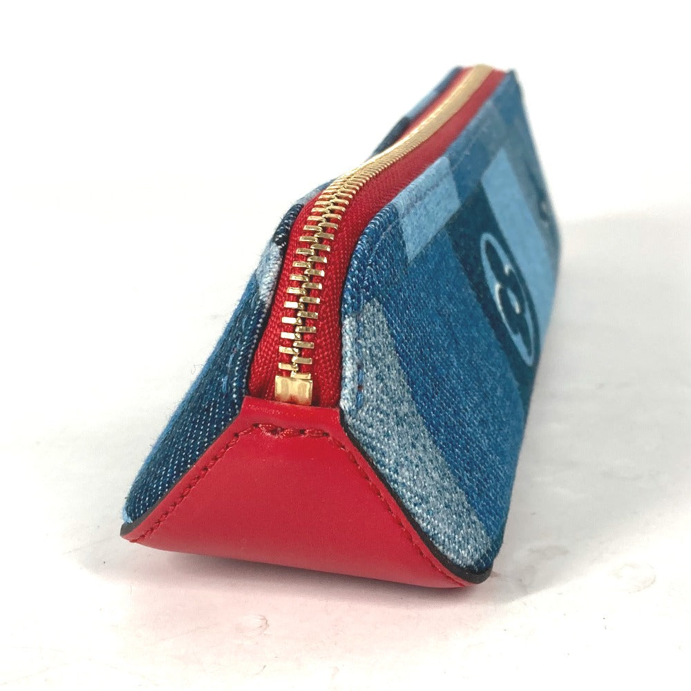 LOUIS VUITTON pencil case Monogram denim blue Monogram denim Truth Elizabeth Women