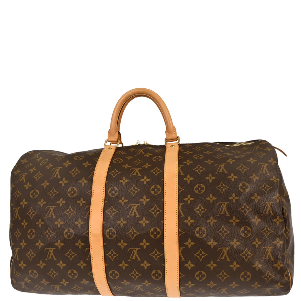 Louis Vuitton 2003 Monogram Keepall 55 Travel Handbag M41424