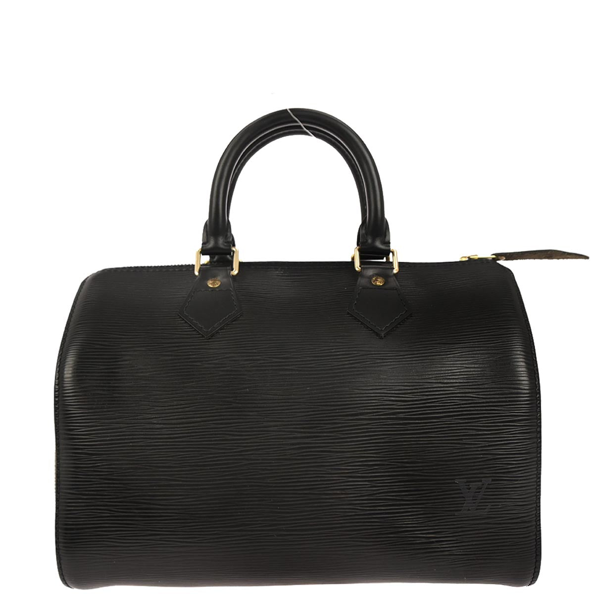 Louis Vuitton 1996 Black Epi 25 Handbag M43012