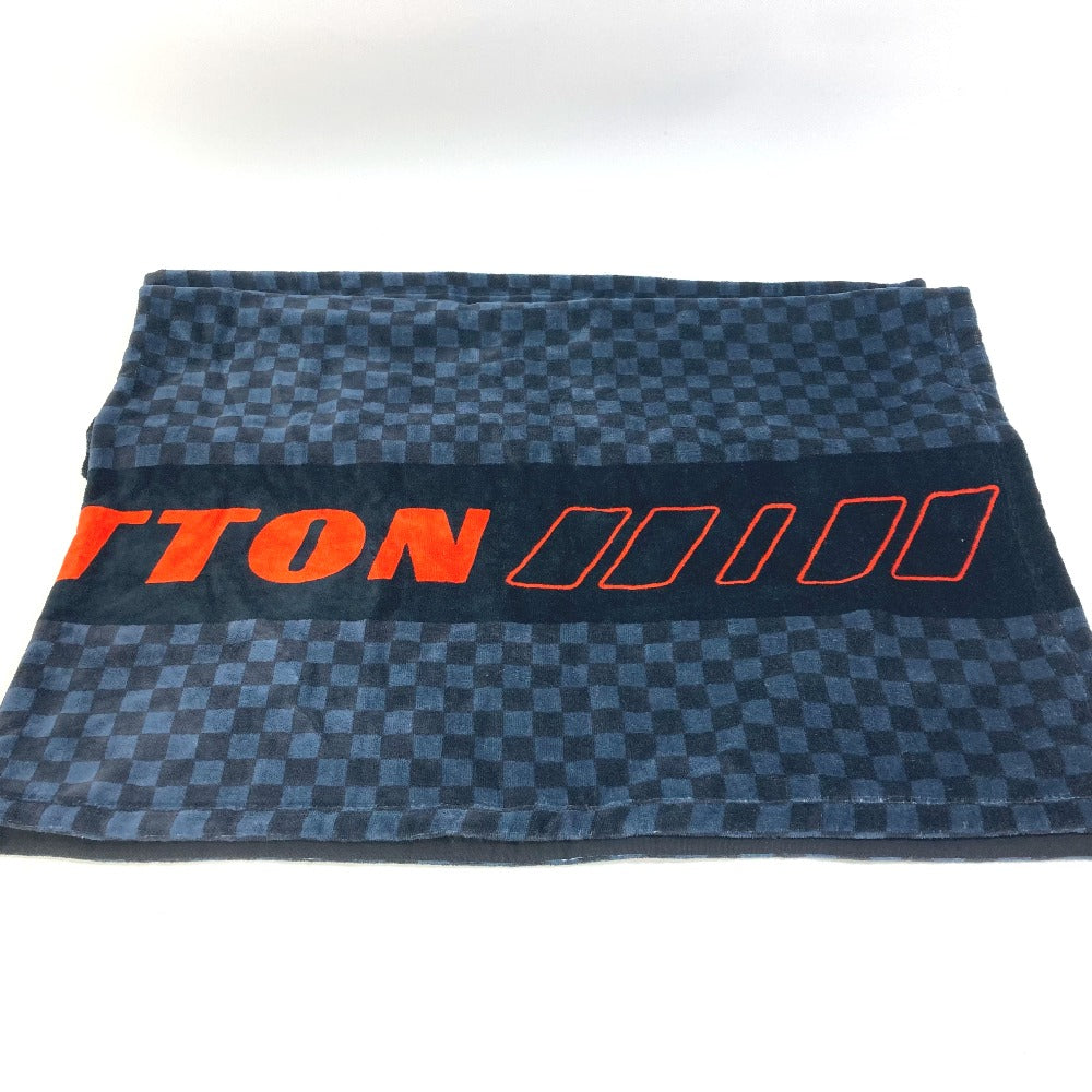 LOUIS VUITTON towel cotton Navy Damier Cobalt Dorado Bandamiye Cobalt Lace unisex(Unisex)