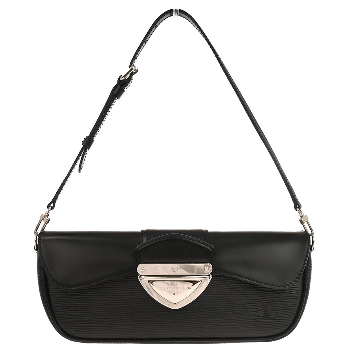 Louis Vuitton Black Epi Pochette Montaigne Handbag M59292